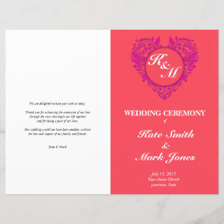 HeartyParty - Framboise & Magenta Damask Heart