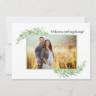 Heaven Angels Grossesse Mistletoe Photo Noël