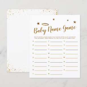 Heaven envoyé Baby Name Shower Jeu