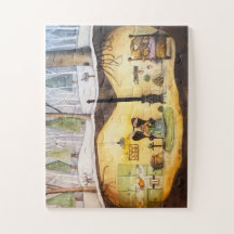 Hébernation de lapin 11x14 Puzzle (30 grandes pièc