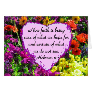 HÉBREWS 11:1 CONCEPTION FLORALE