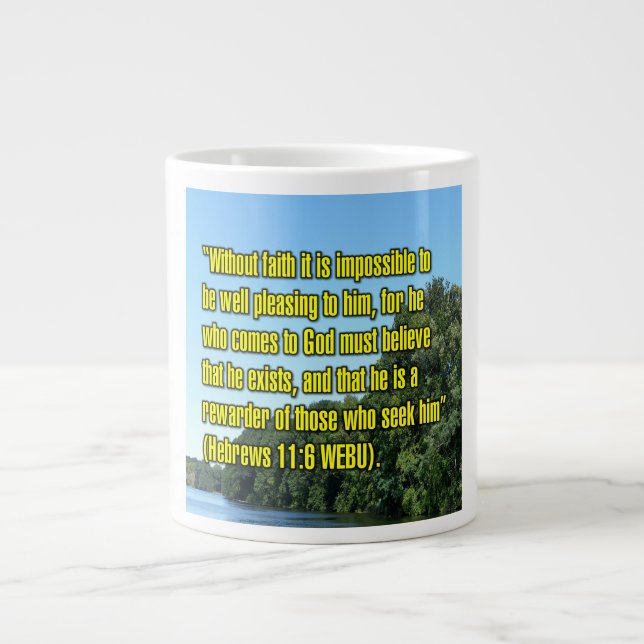 Hebrews 11:6 WEBU Mug (Devant)