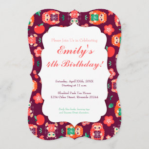 Hedgie mignon avec le cadeau - invitation faite