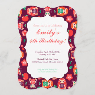 Hedgie mignon avec le cadeau - invitation faite