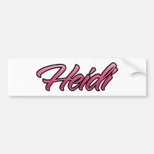 Heidi faded pink Autocollants