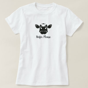 Heifer S'Il Vous Plaît Cow T-Shirt