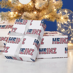 Heinz prénom nom USA US papier cadeau papier