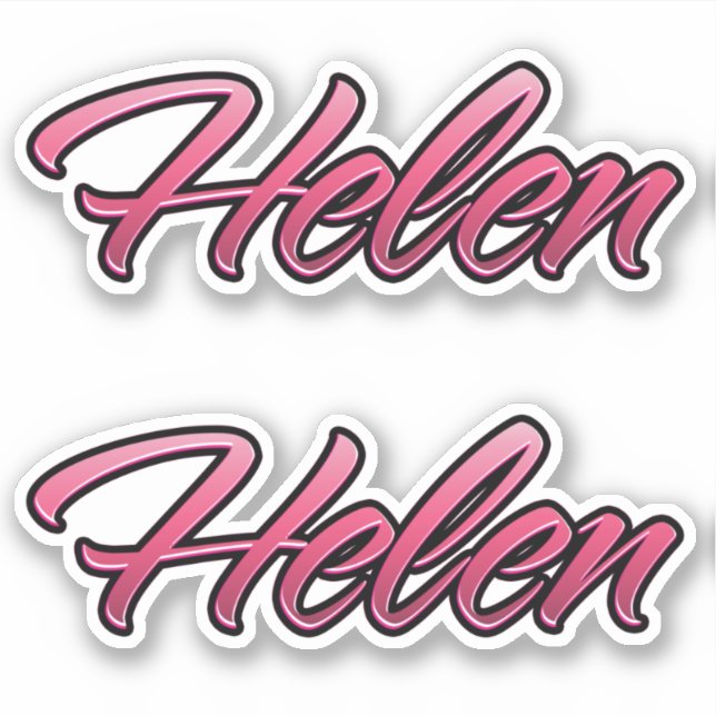 Helen faded pink Autocollants (Devant)