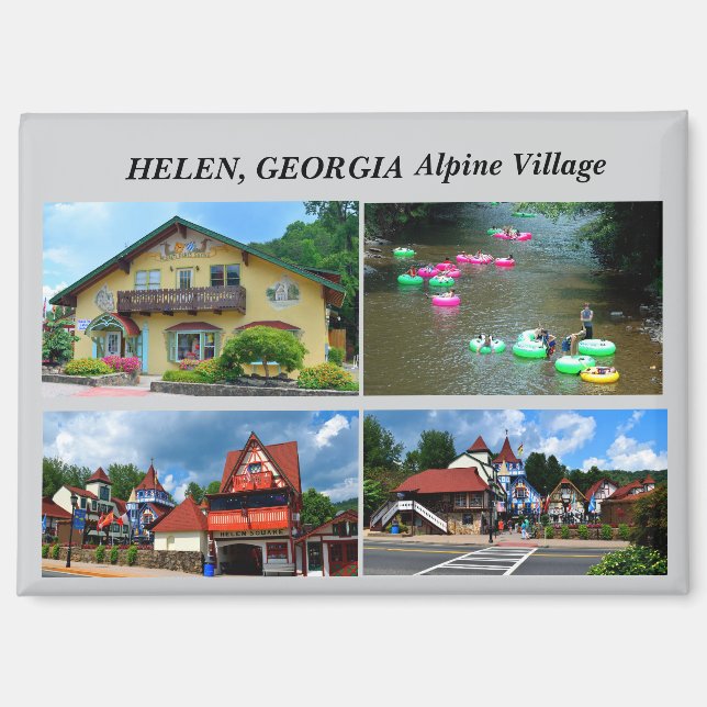 Helen Georgia Alpine Village Magnet (Recto)