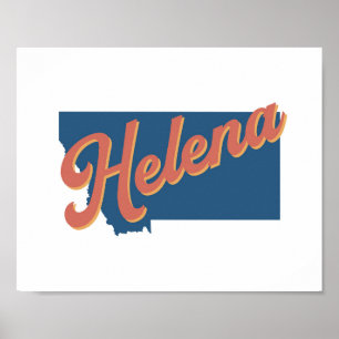 Helena, impression de l'état du Montana