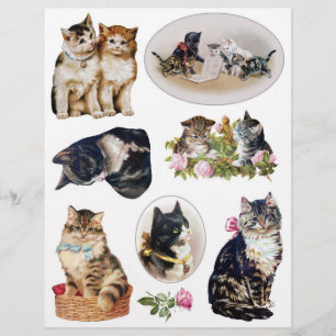 Helena Maguire - Chat et Chatons Vintage Coupes Dé
