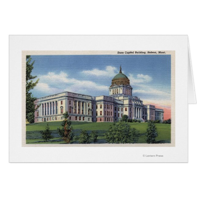 Helena, Montana - Vue de l'immeuble du Capitole de (Devant horizontal)