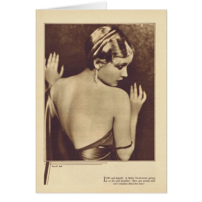 Hélène Twelvetrees 1931 cartes vintages de (Devant)