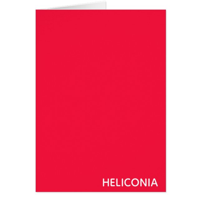 Heliconia red color (Devant)