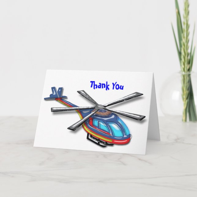 Hélicoptère Volant Haut Merci (Devant)