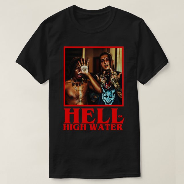 HELL HIGH WATER Active T-Shirt (Design devant)