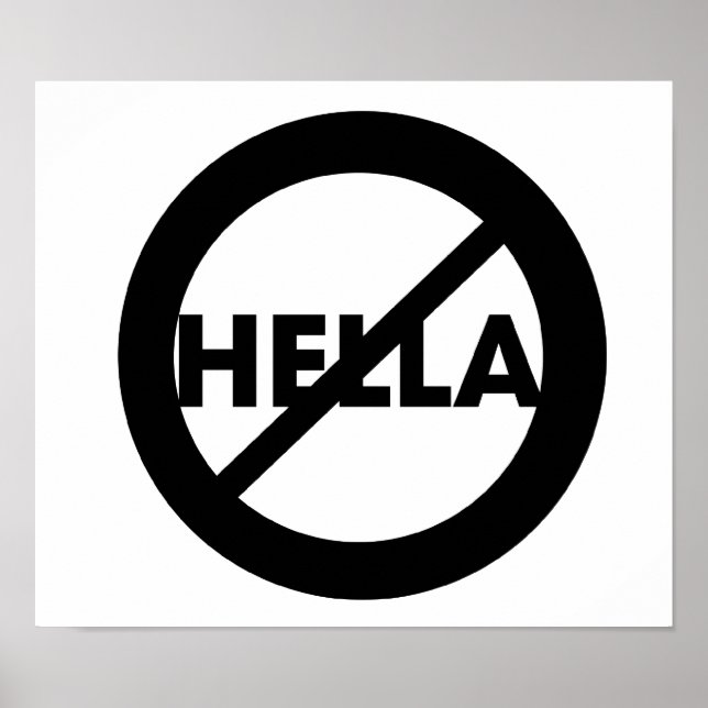 Hella n'est pas une affiche Word (Devant)
