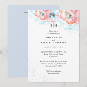 Hellebore Blue Dusty Rose accueil de mariage