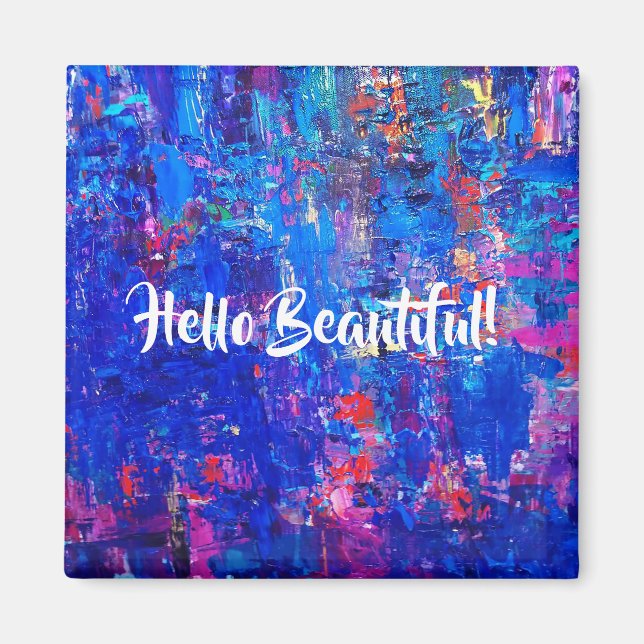 Hello Beautiful Customizable Magnet (Devant)