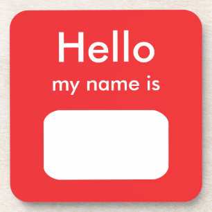 Hello Dessous de verre Cold Hot Dracks Wine Bar à 