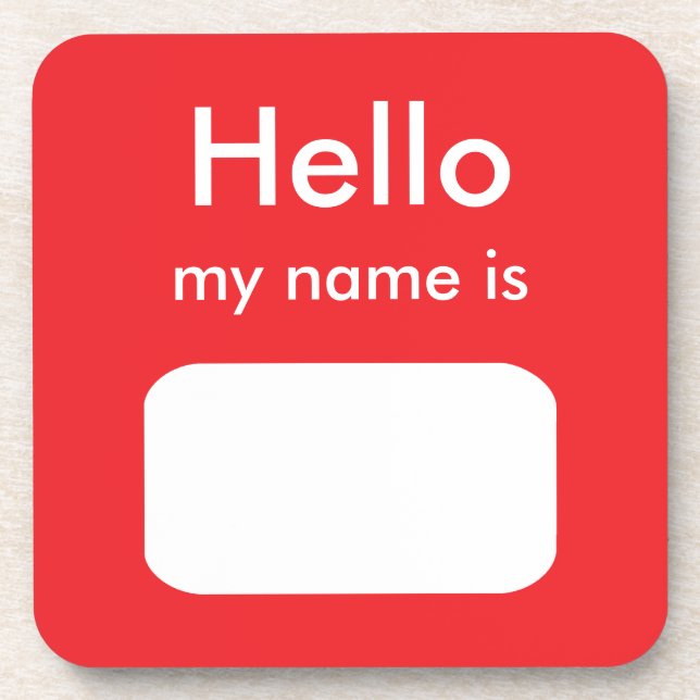 Hello Dessous de verre Cold Hot Dracks Wine Bar à  (Devant)