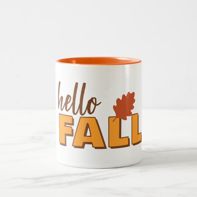 Hello Fall Autumn Mug (Centre)