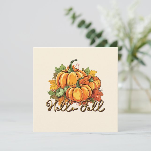 Hello Fall - Cosy Citrouille Patch (Debout devant)