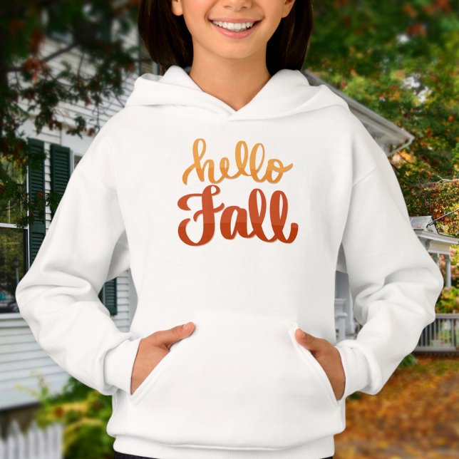 Hello Fall - Kids Sweater / Autumn Girl Sweater  (Créateur téléchargé)