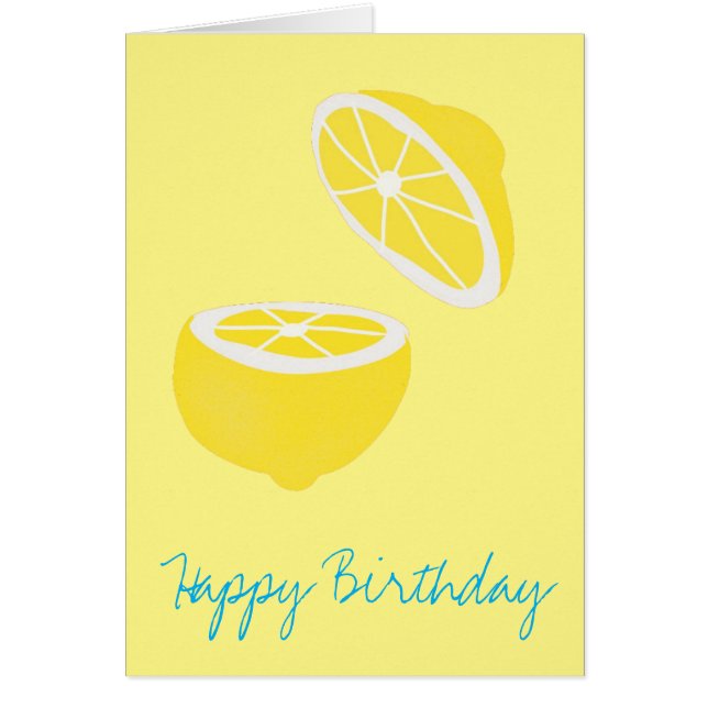 Hello Lemon jaune moderne fruit (Devant)