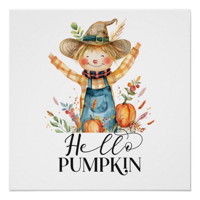 Hello Pumpkin-Digital Download Poster (Devant)