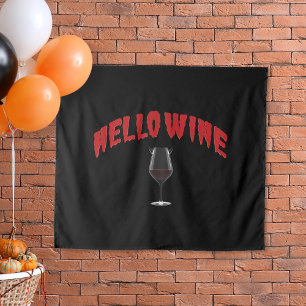 Hello Wine - Une Tapisserie de stand photo Hallowe