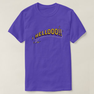 HELLOOO ! ! T-shirt - violet