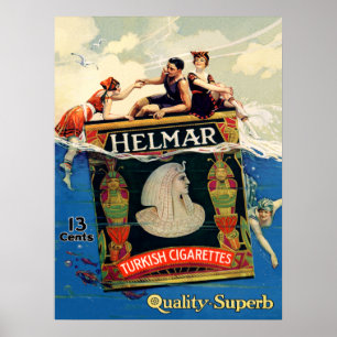 Helmar Turkish Cigarettes Art Déco Ajouter