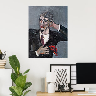 Helmut Kolle Autoportrait - Affiche d'art fin