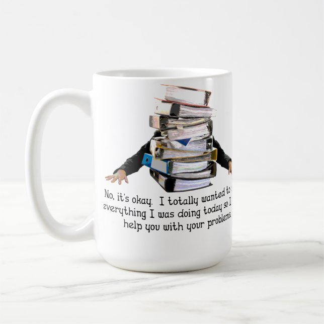 Help With Your Problems Funny Mug (Gauche)