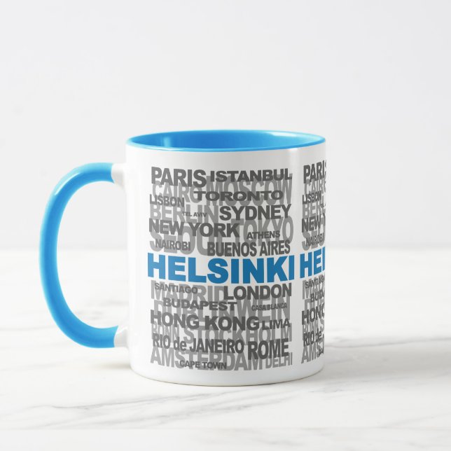 HELSINKI & autres villes tasse - choisir style & c (Gauche)