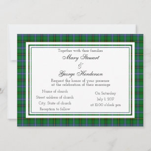Henderson Scottish Faire-part de mariage
