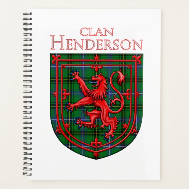 Henderson Tartan Scottish Plaid Lion Rampant (Devant)