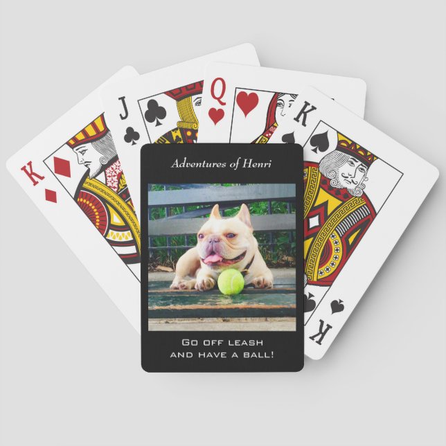Henri a conçu des cartes de jeu (dos)