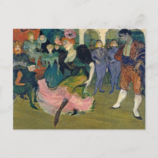 Henri de Toulouse-Lautrec | Carte : Le voyage de M (Devant)