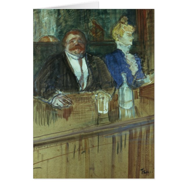 Henri de Toulouse-Lautrec | Dans le bar : Le Gras  (Devant)