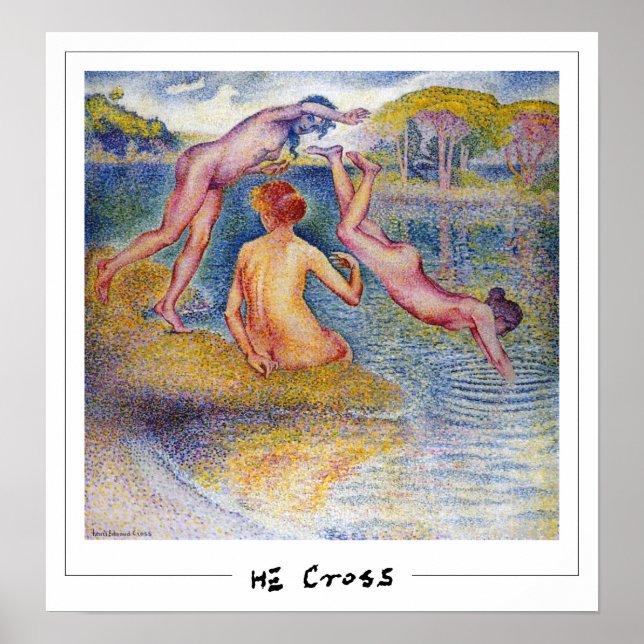 Henri-Edmond Cross Zedign Affiche d'art #14 (Devant)