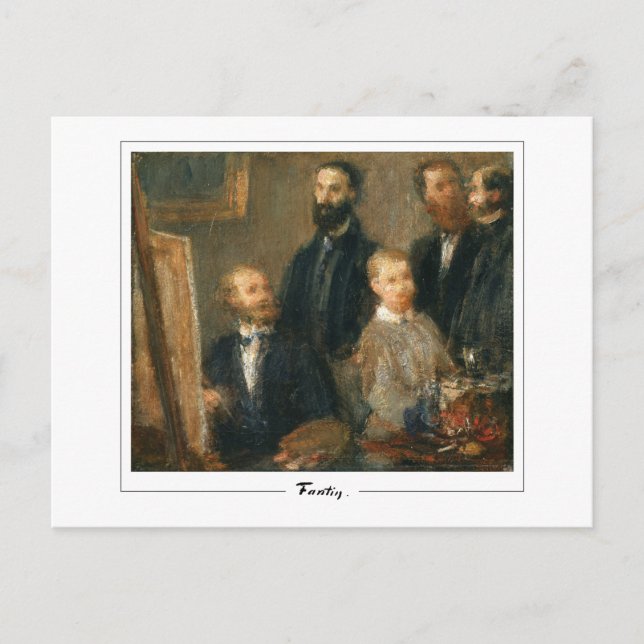 Henri Fantin-Latour #5 - Carte postale d'art fin (Devant)