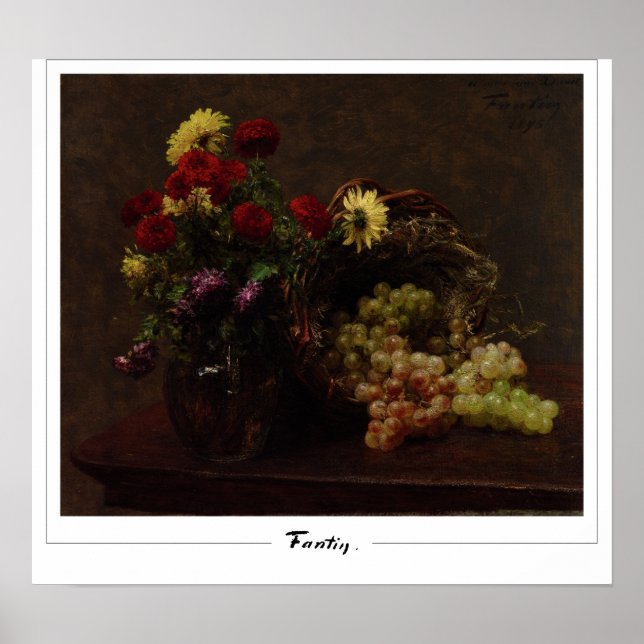 Henri Fantin-Latour Affiche d'art Zedign #243 (Devant)