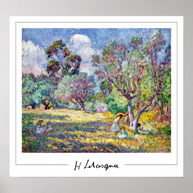Henri Lebasque Zedign Art Poster #2-2 (Devant)
