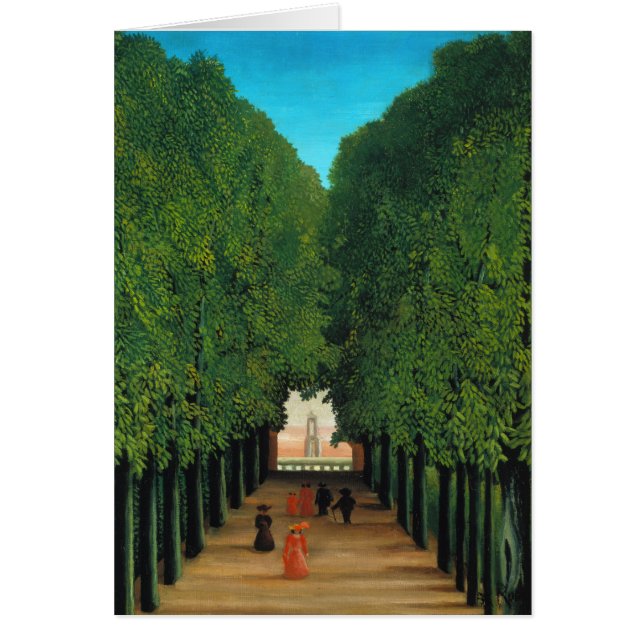 Henri Rousseau, Avenue dans le Parc à Saint Cloud (Devant)