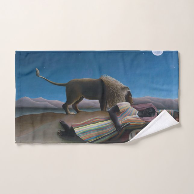 Henri Rousseau - La Bohémienne endormie (Serviette à main)