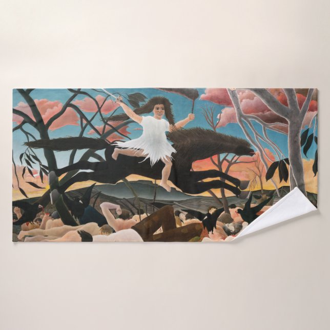 Henri Rousseau - La guerre (Serviette de bain)