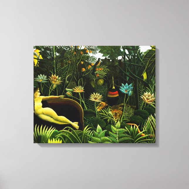 Henri Rousseau La toile de rêve Imprimer (Recto)