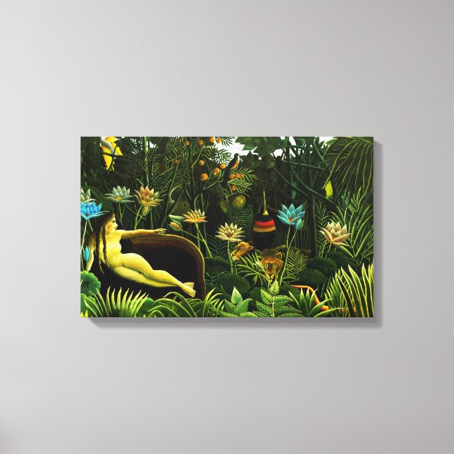 Henri Rousseau La toile de rêve Imprimer (Recto)